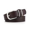 Niche Leisure Women's Leopard Print Belt Hot Girl Style Leopard Print Denim Pants with Artistic Retro Buckle Leather Belt