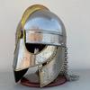 Medieval Knight Viking Chainmail Wolf Helmet Norse Helmet-Larp Cosplay Armor Costume