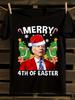 Funny Joe Biden Christmas 4th of July Mashup Tshirt