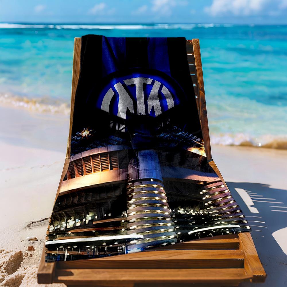Inter Milan Beach Towel Soft Durable Quickdry Comfortable Lightweight Portable For Swimmingbeachcamping Travel Beach Accessoriesgym