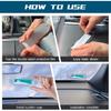 2PCS EZ Pass Holder, EZ Pass Strips With Adhesive And Strong Suction Cups, Toll Pass Windshield Mount Easy To Tall And Remove, Toll Pass Holder