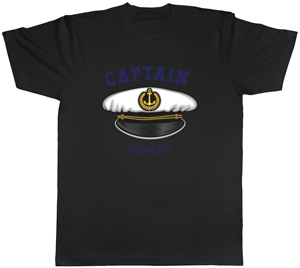 Personalised Captain Unisexs TShirt Sailor Boat Sailing Unisex Tee Gift