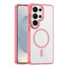 Transparent Magnetic Case For Samsung Galaxy S26 Ultra S25 FE S24 Plus S23 For MagSafe Wireless Charging Metal keys Cover Funda