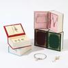 Creative Book Shape Jewelry Storage Box Flip Cover Vintage Gift Packaging Box Mini Pendant Box for Valentine's