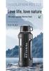 Extra-Large 316 Stainless Steel Travel Thermos with Tea Infuser