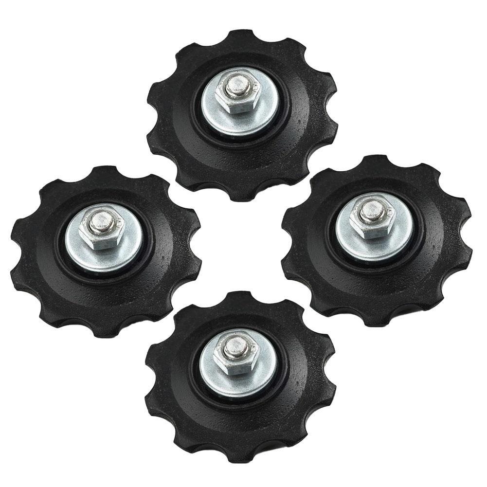 4*Guide Wheels Bicycle Accessories Black For Cycling