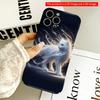 2DFlat Luminous White Cat In Cosmic Wind All Inclusive Film Hard iPhone Case, Compatible with iPhone 18 Pro Max 17 16 15 14 13 12 11