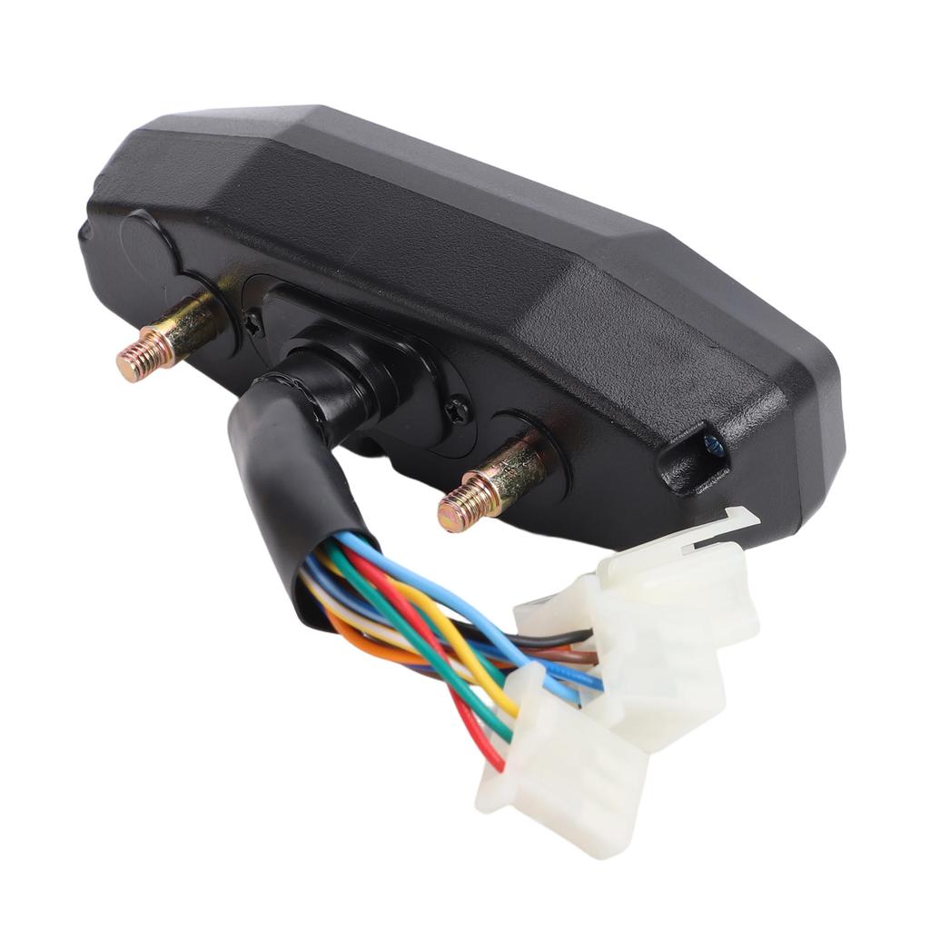 Motorcycle Speedometer 6 Gears 12000 RPM MPH Mini LCD AV Screen Universal Speedometer Odometer
