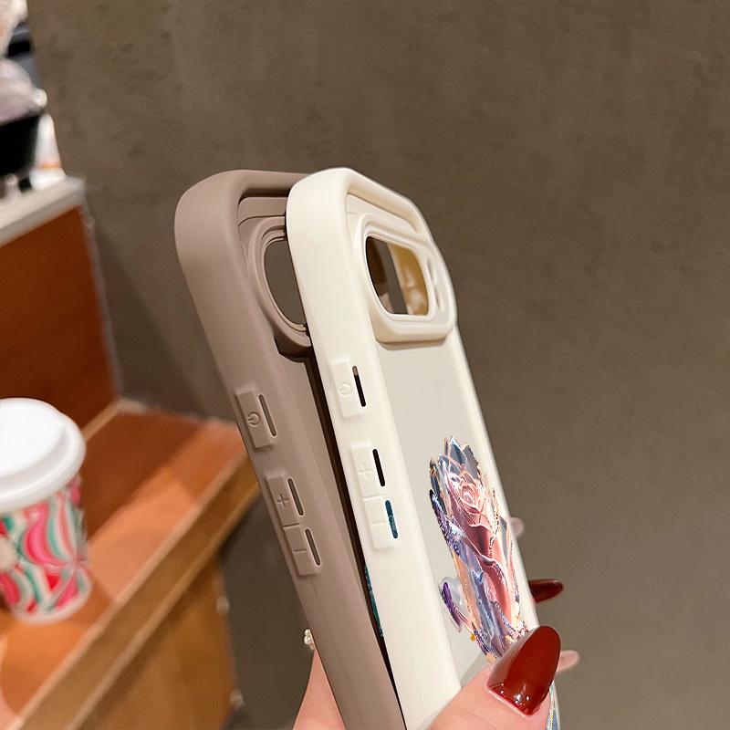 Crystal Rose Flower Print TPU Shockproof Case For Google Pixel 9 Pro XL 8 Pro 8A Lens Protection Matte Soft Phone Cover