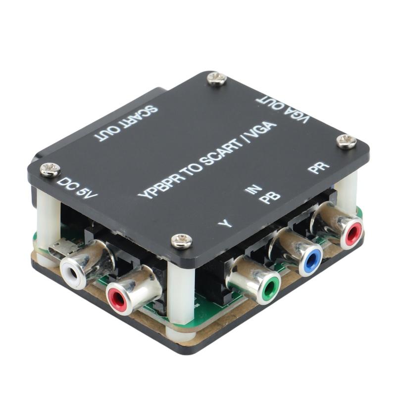 B03B-YUV TO RGBS YPBPR to SCART YPBPR TO VGA Component Transcoder Converter Game Console, RGBS to Color Difference Component