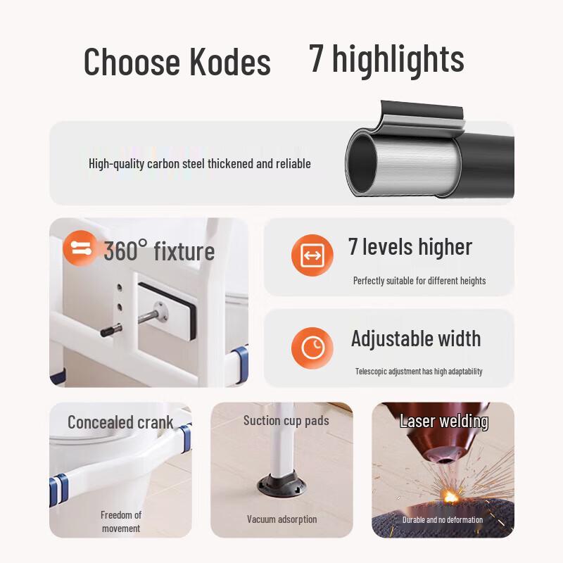 Maniglione di Sicurezza per WC per Anziani