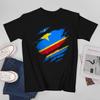 Unisex Unisex Congolese DRC Democratic Republic of Congo Flag Tshirt Tees T Shirts WoUnisex Boys 100 Cotton TShirt