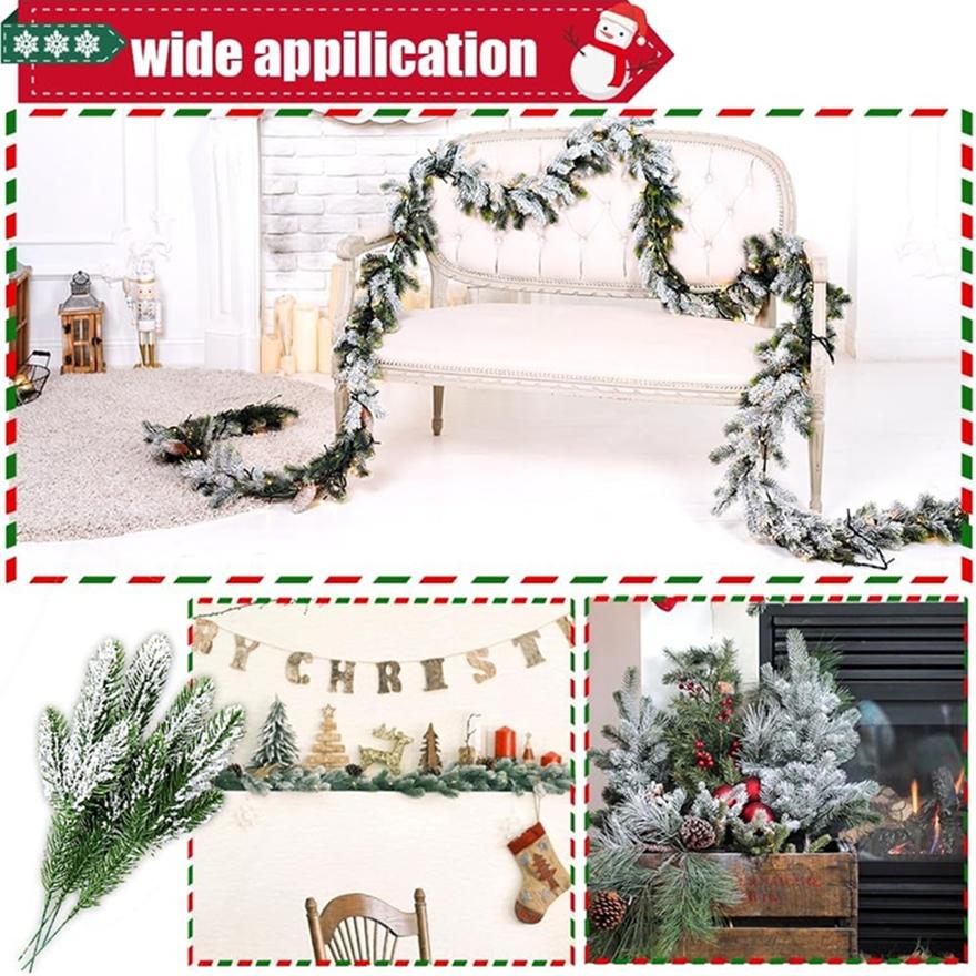 Artificial Plant Pine Needle Home Room Outdoor Garden Yard Decor Wedding Party Christmas Tree Gift Table Centre Vase Filler Prop