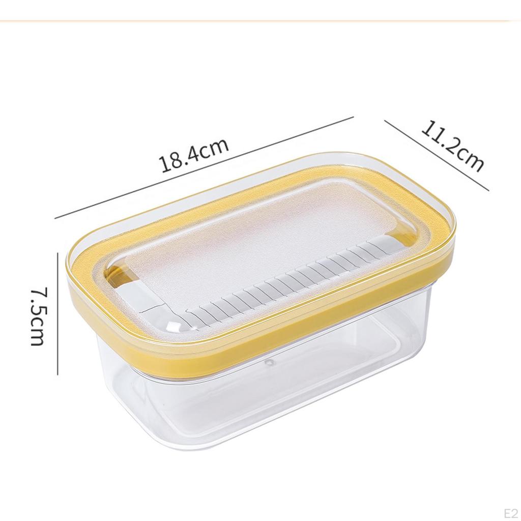 Butter Cutting Storage Box Dish Container Multifunctional Sealing Keeper for