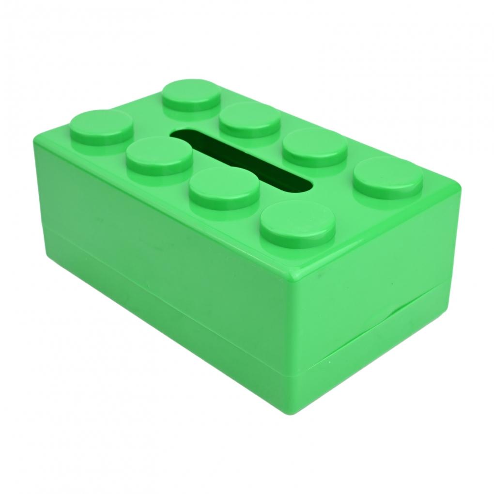 Cutie de șervețele din blocuri de construcție pentru baie Depozitare eficientă a șervețelelor