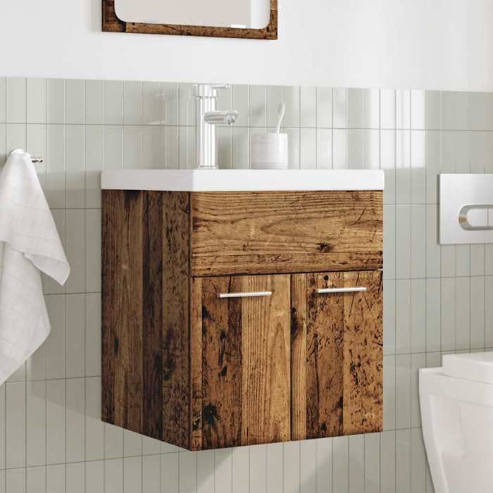 VidaXL Ensemble de meubles salle de bain 2 pcs bois d'ingénierie 3328581