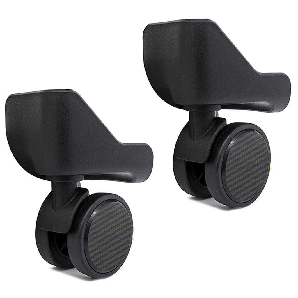 Trolley Case Luggage Wheels Luggage Swivel Left and Right Wheels DIY Suitcase Replacement Parts for Most Suitcases