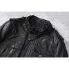 Chinese Size Men Leather Jacket Style Genuine Cowhide Soft Slim Fit Spring Autumn