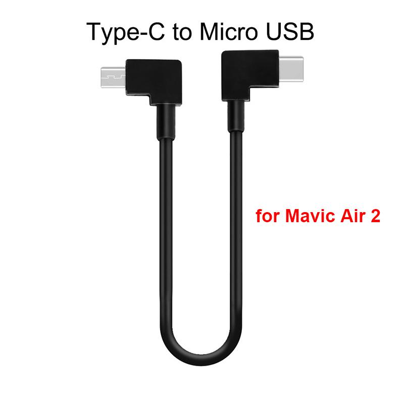 30CM Tablet Phone Type-C Micro-USB OTG Data Cable Adapter for DJI Spark Mavic Pro Air 2 Zoom Mini Drone Connector Hubsan Zino
