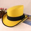Royal Hat High Tube Slanted Brim Fedora Gentleman Hat Magic Show Hat Men'S Top Hat Women'S  Sombrero Hombre
