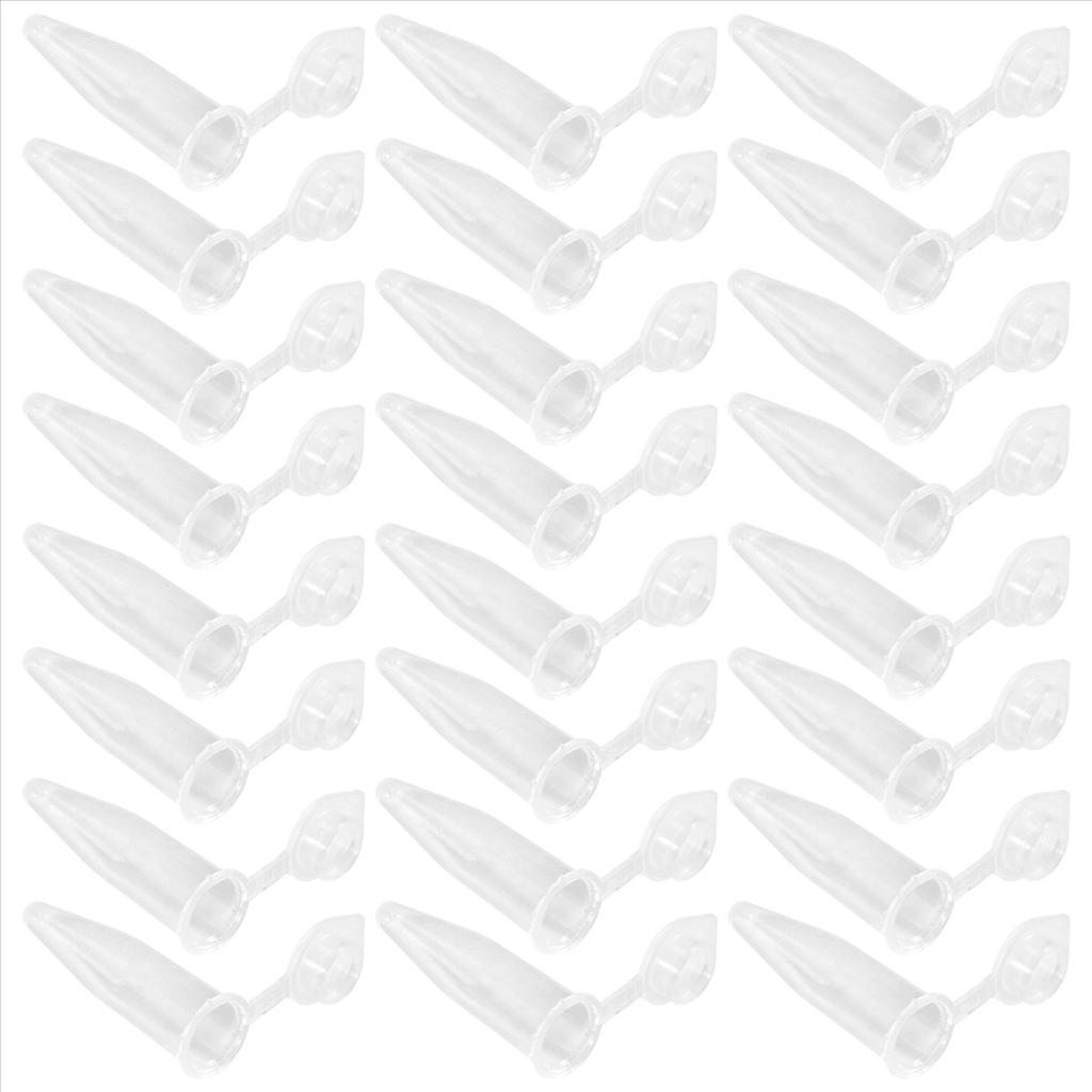 BHBL 1000Pcs Mini Centrifuge Tubes 1.5Ml Raduated Clear Plastic Centrifuge Vials with Flat-Top Snap Cap
