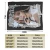 KATSEYE Megan Kpop Y2K Group Blankets Flannel Spring Autumn Breathable Lightweight Throw Blanket for Bed Couch Plush Thin Quilt