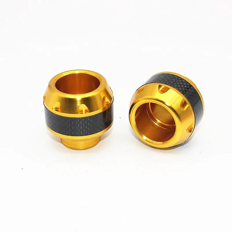 Universal Motorcycle Wheel Protection Crash Pad Cups Alloy Motorbike Crash Protectors Motocross Falling Front Fork Slider Cups