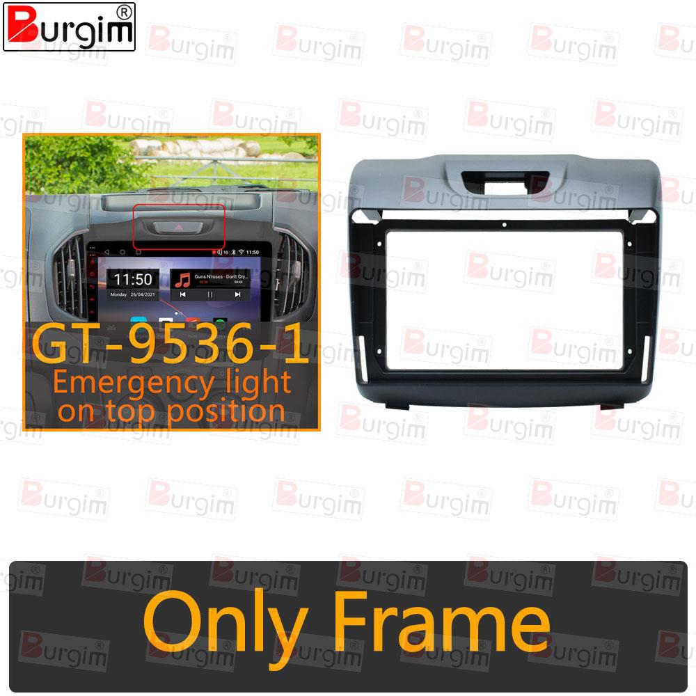 

Car Radio Frame For Isuzu D-Max KB MU-X Chevrolet Trailblazer Colorado 2012- 9 inch Stereo Panel Harness Power Cord Cable Only frame-1