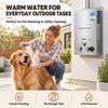 Încălzitor de apă instant pe gaz GPL 6L-18L Boiler instant pe propan pentru Baie Camping în aer liber Rulotă și Utilizare în mașină Atelier și Utilitate Spălarea animalelor de companie