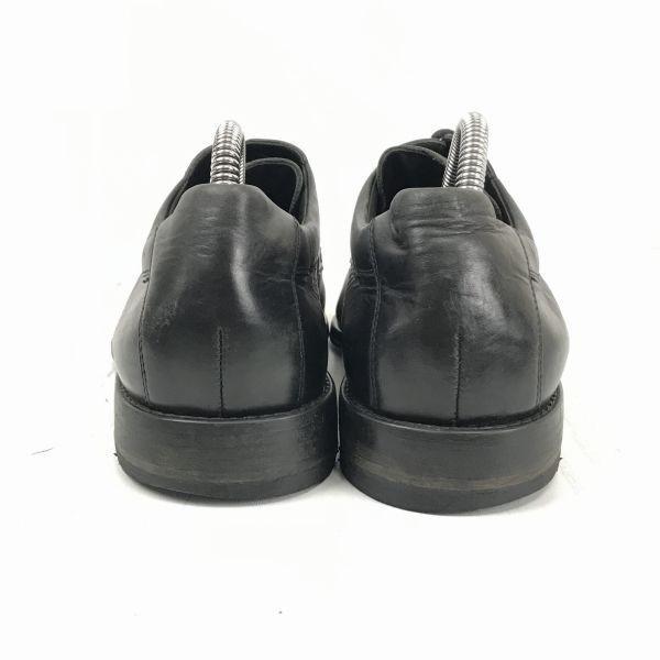 Germany Lloyd Heavy Leather Swirl Moc 26.5 Black Business Dress Shoes(USED)