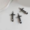 1pc/1pair Gothic Cross Shape Hairpin for Sweet Girls Carnival Taking Photo Hair Barrettes Aesthetics Hair Accessories