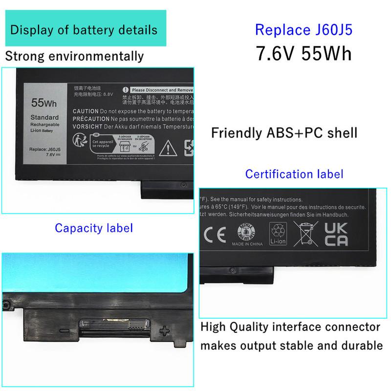 MC34Y 0MC34Y R1V85 Laptop Battery For DELL Latitude E7270 E7470 Series J60J5 242WD 1W2Y2 GG4FM WYWJ2