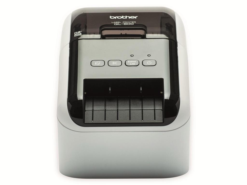 Brother QL-800 Label Printer 300 x 600 DPI Black/Grey