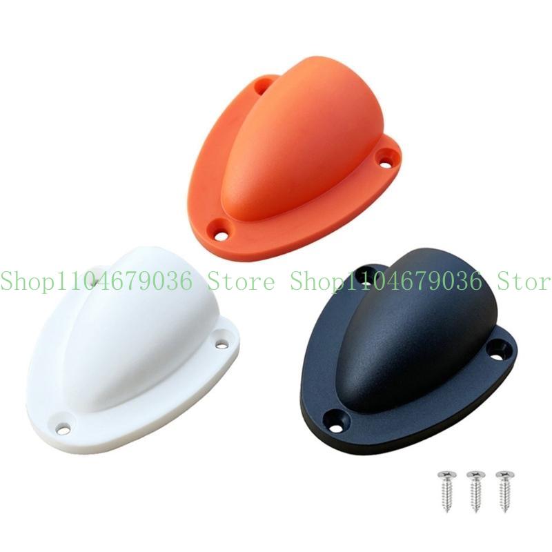 652F Marine Wire Cable Vent Cover Clam Shell Vent with Mounting Screws Ventilator Through Vents for Boat Outlet Yacht Kayak
