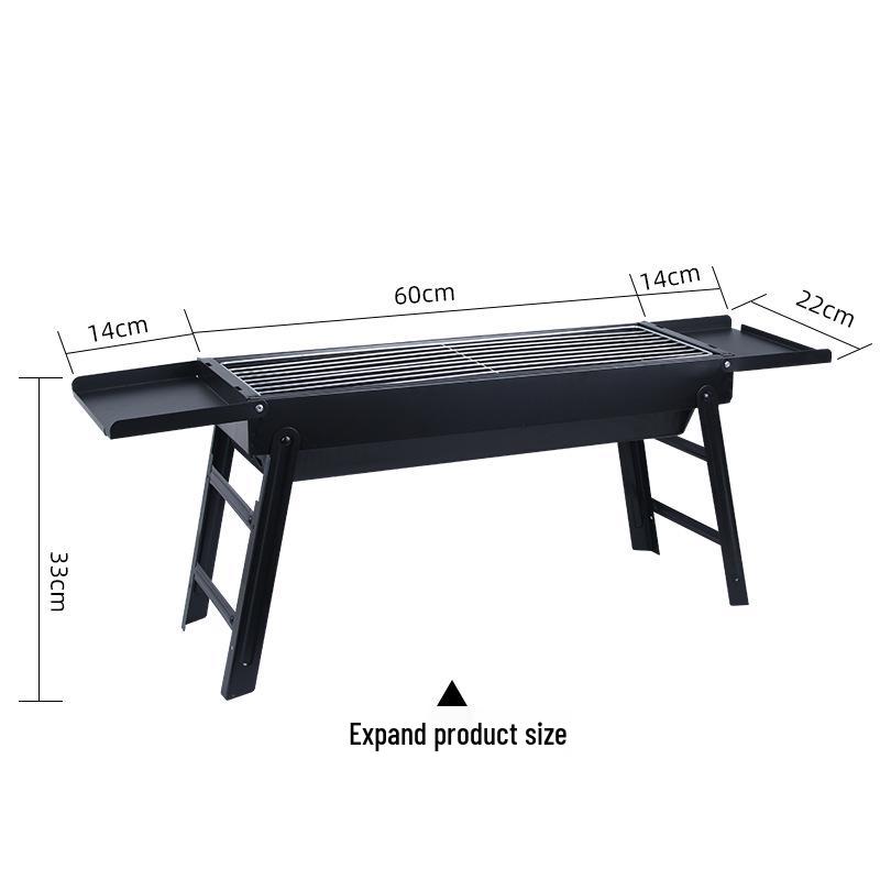 Portable Outdoor Folding Charcoal Barbecue Grill