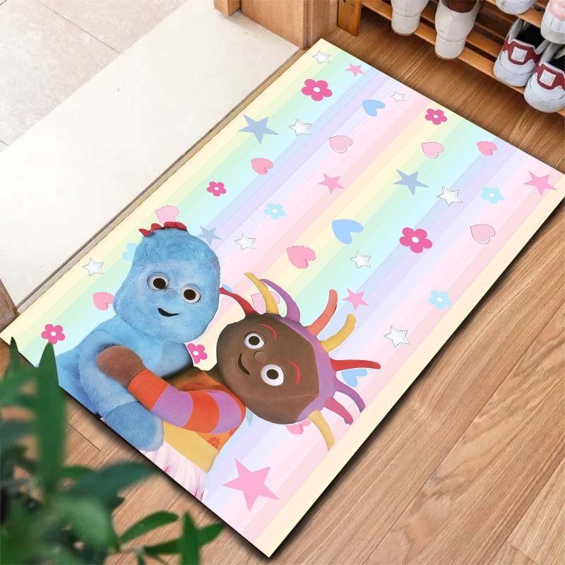 Night Garden Carpet Rug for Living Room Bedroom Home Sofa Decoration,Kids play Nonslip Floor Mat