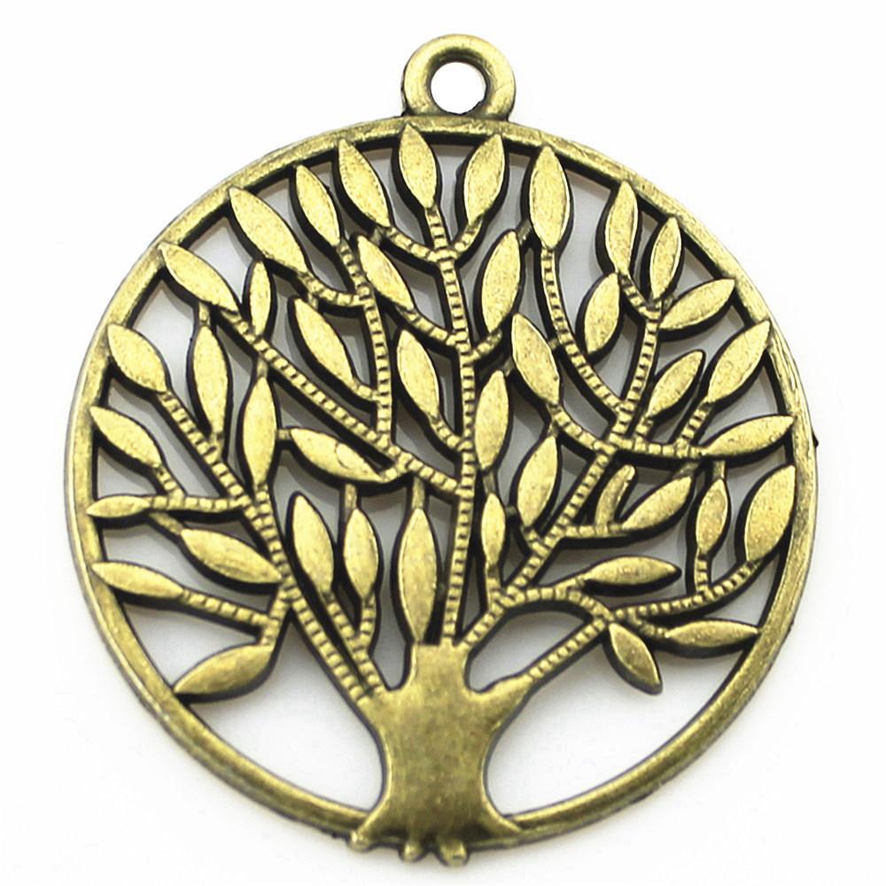 Charms Big Tree Of Life Pendants Wedding Jewelry Findings QC017
