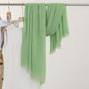 Monochrome Thin Scarf Women'S Sunscreen Shawl Solid Color Simple Imitation Cotton And Linen Silk Scarf High-End Yarn