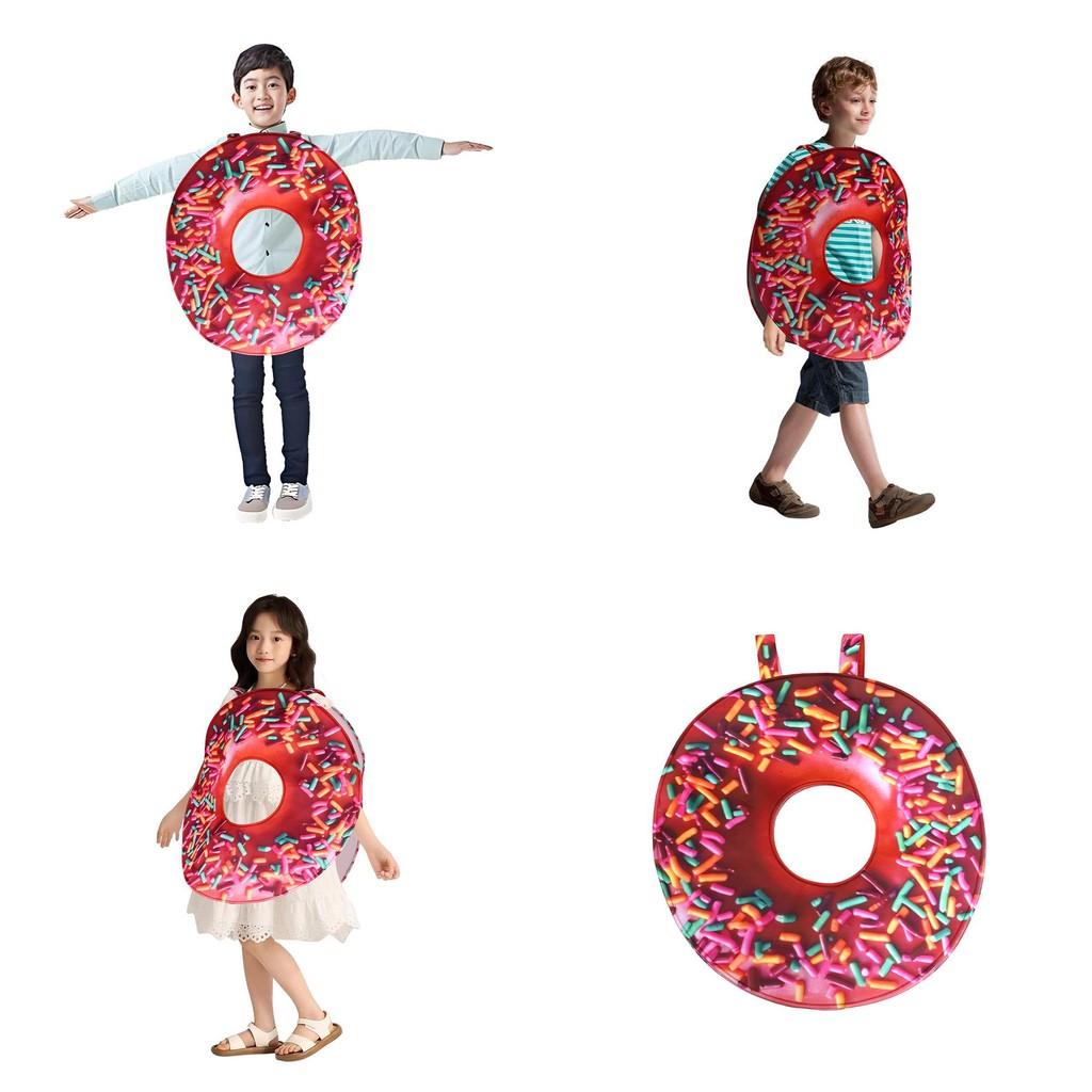Costume Kids Donut Halloween Cosplay Outfit Polyester Material Role Play Parties