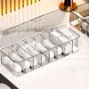 Multiple Cable Organizers Box 8 Compartments Dustproof Designs Accessory for Tidying Home and Offices Space Saving