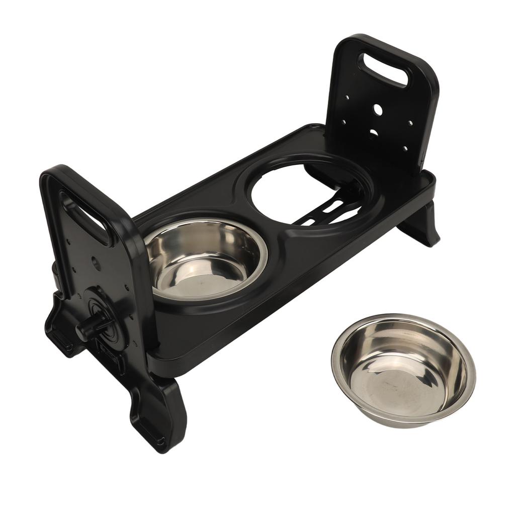 Erhöhte Hundenäpfe verhindern das Verschütten 3 einstellbare Höhen Erhöhter Hundenapf Edelstahl Hundefutter