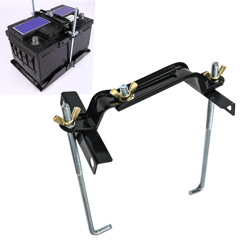1 Pcs Car 9.1inch Adjustable Car Battery Tie Down Bracket Holder Storage 23cm Car Battery Mounting Bracket Accessories