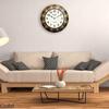 Brass Analog Clock English Number Wall Clock for Living Room Home Gold)