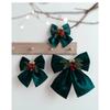 Holiday Tree Decorations Christmas Bow Ornament Christmas Decoration 16*20cm Charming Festive Bow Design Elegant Home Decor
