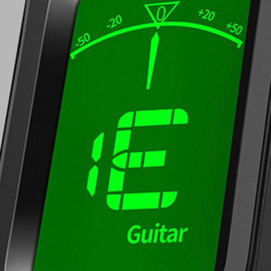 Guitar Tuner Anti-Slip Sensitive Accurate Automatic Tuning ABS Digital Clip on Fast Tuning