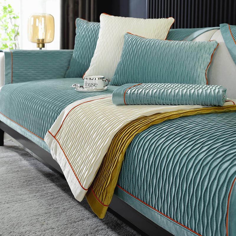 Суцільний колір Високоякісна диванна подушка Тканинний рушник Нековзкий Простий Сучасний зручний для шкіри Чотирисезонна універсальна спинка