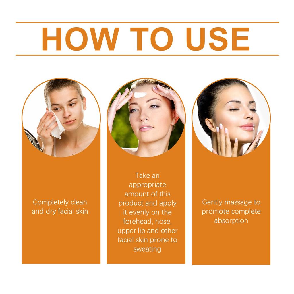 Face Lotion Face Antiperspirant And Sweat Inhibitor Face Antiperspirant Refreshing Longlasting Oil Control 60ML