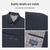 MONTAGUT Men's Wrinkle-Resistant Blended Lapel Jacket