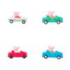 Peppa Pig Wooden Handcrafted Diy Car Toy For Kids And Home Decor With Modern Art Style