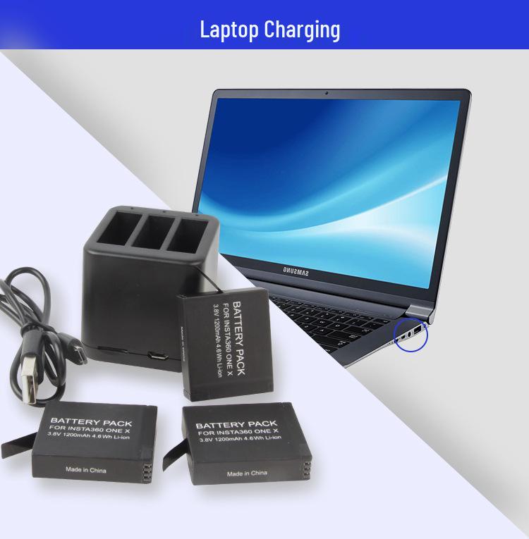 FUYALIN Charger Kit for Insta360 One X Camera Battery Accessories